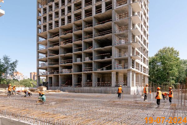 Ход строительства ЖК «Кутузовский квартал» за Июль 2024 г., фото №2
