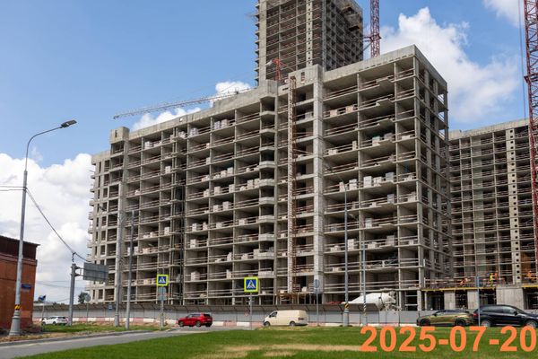 Ход строительства ЖК «Москворечье» за Июль 2025 г., фото №4