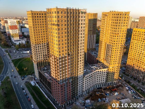 Ход строительства ЖК «Варшавские ворота» за Октябрь 2025 г., фото №2