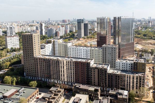 Ход строительства ЖК «Дмитровское небо» за Сентябрь 2024 г., фото №4