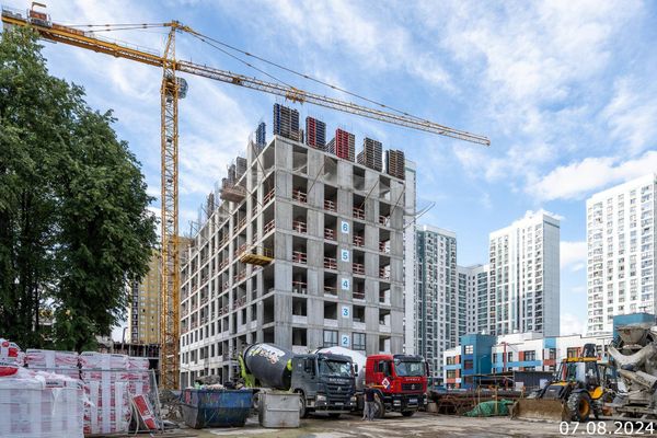 Ход строительства ЖК «Семеновский парк 2» за Август 2024 г., фото №3