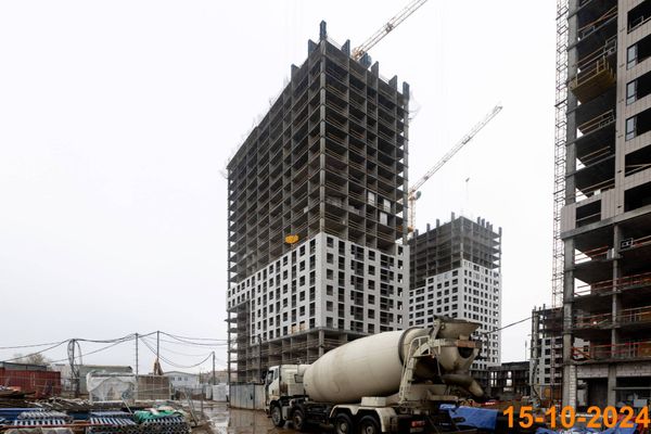 Ход строительства ЖК «Плеханова 11» за Октябрь 2024 г., фото №4