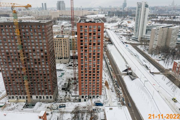 Ход строительства ЖК «Барклая 6» за Ноябрь 2022 г., фото №5