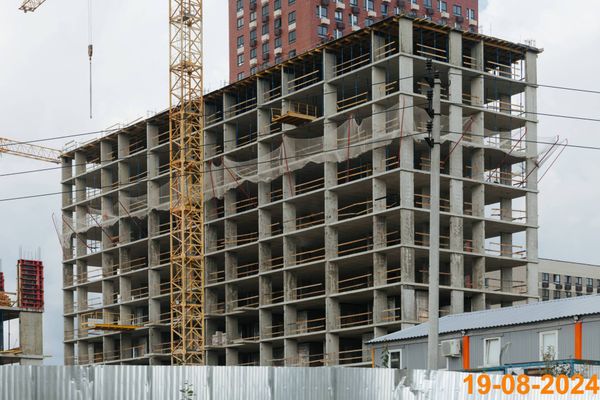Ход строительства ЖК «Зелёный парк» за Август 2024 г., фото №5