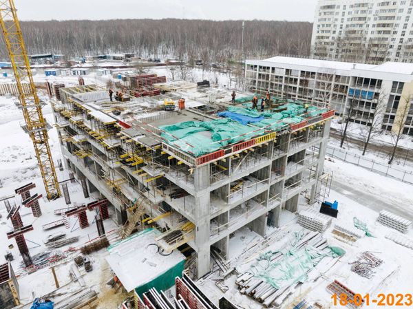 Ход строительства ЖК «Полар» за Январь 2023 г., фото №2
