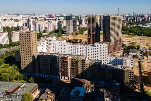 Ход строительства ЖК «Дмитровское небо» за Июль 2024 г., фото №2