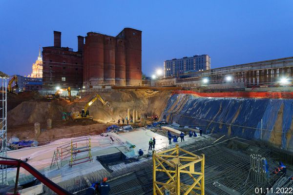 Ход строительства ЖК «Бадаевский» за Ноябрь 2022 г., фото №2