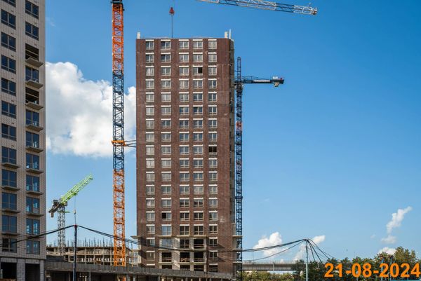 Ход строительства ЖК «Большая Академическая 85» за Август 2024 г., фото №3