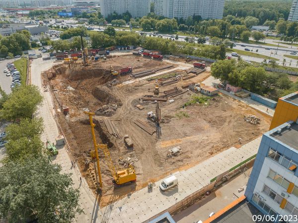 Ход строительства ЖК «Варшавские ворота» за Июнь 2023 г., фото №4