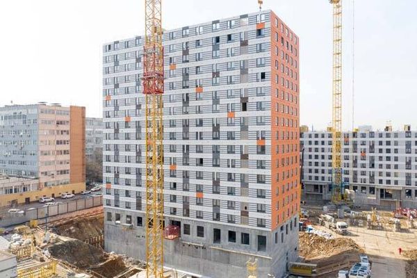 Ход строительства ЖК «Амурский парк» за Апрель 2021 г., фото №3
