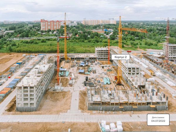 Ход строительства ЖК «Молжаниново» за Июль 2022 г., фото №3