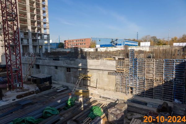Ход строительства ЖК «Москворечье» за Октябрь 2024 г., фото №4