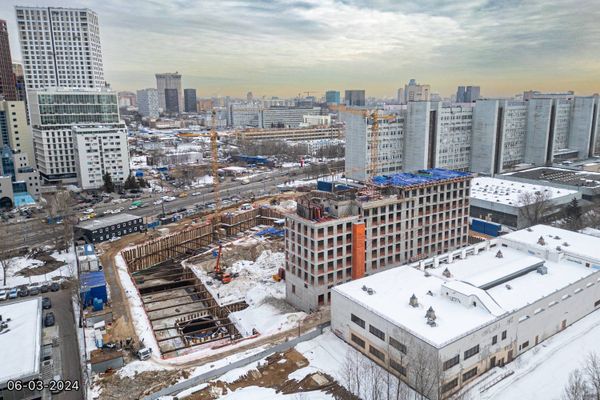 Ход строительства ЖК «Обручева 30» за Март 2024 г., фото №3