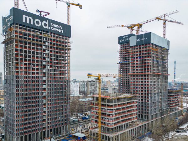 Ход строительства ЖК «Мод» за Январь 2023 г., фото №2