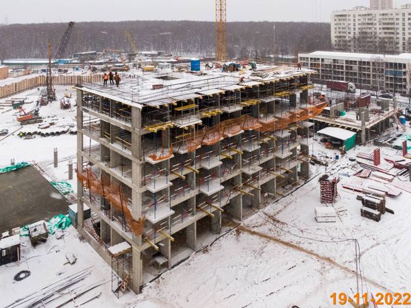 Ход строительства ЖК «Полар» за Ноябрь 2022 г., фото №2