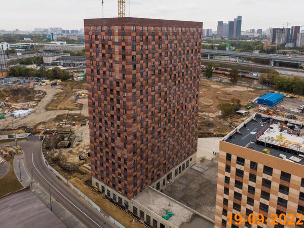 Ход строительства ЖК «Большая Академическая 85» за Сентябрь 2022 г., фото №3