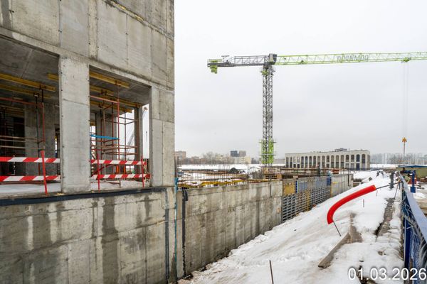 Ход строительства ЖК «Адмирал» за Март 2026 г., фото №2