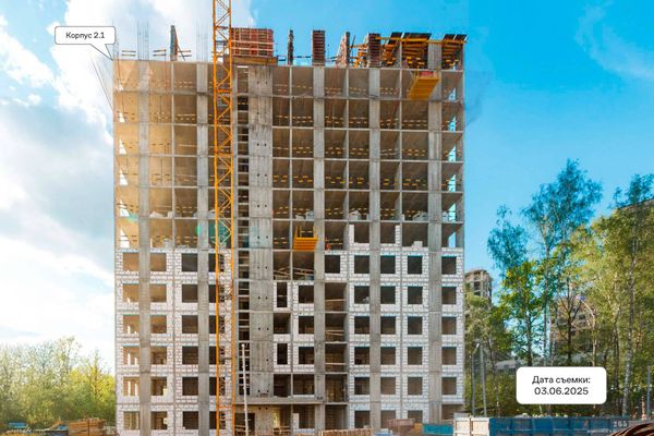 Ход строительства ЖК «Ольховый Квартал» за Июнь 2025 г., фото №3