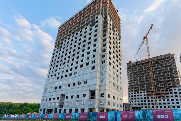 Ход строительства ЖК «Парксайд» за Июнь 2023 г., фото №2