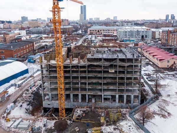 Ход строительства ЖК «Руставели 14» за Март 2021 г., фото №4