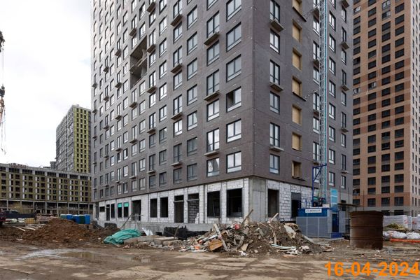 Ход строительства ЖК «Первый Дубровский» за Апрель 2024 г., фото №3