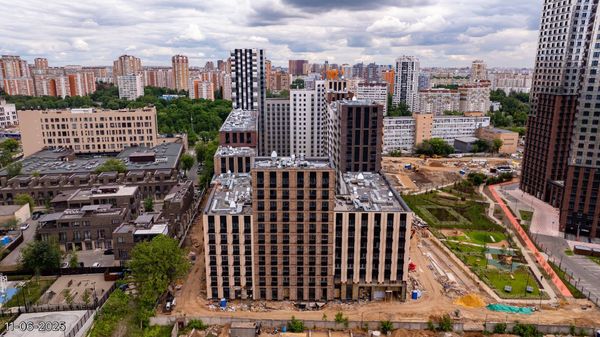 Ход строительства ЖК «Дмитровское небо» за Июнь 2025 г., фото №3