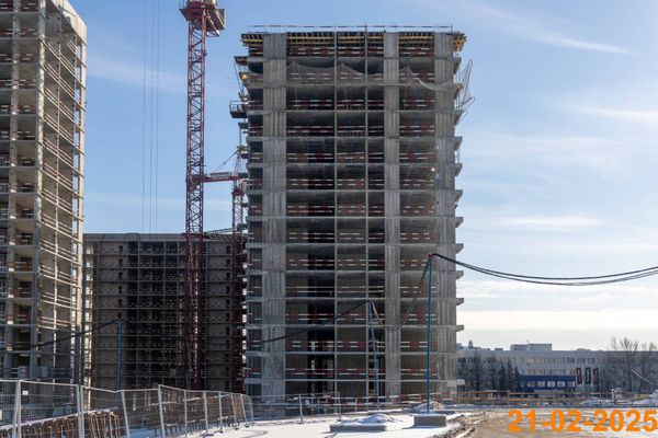 Ход строительства ЖК «Москворечье» за Февраль 2025 г., фото №3