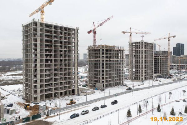 Ход строительства ЖК «Холланд парк» за Ноябрь 2022 г., фото №4
