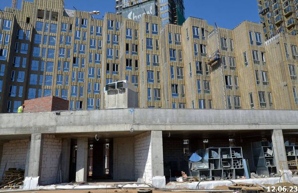 Ход строительства ЖК «Квартал Шагал» за Июнь 2023 г., фото №4