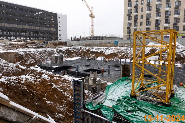 Ход строительства ЖК «Волжский парк» за Ноябрь 2024 г., фото №2