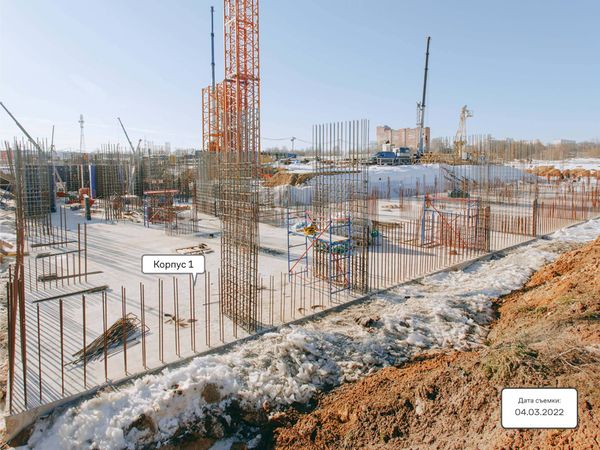 Ход строительства ЖК «Молжаниново» за Март 2022 г., фото №2