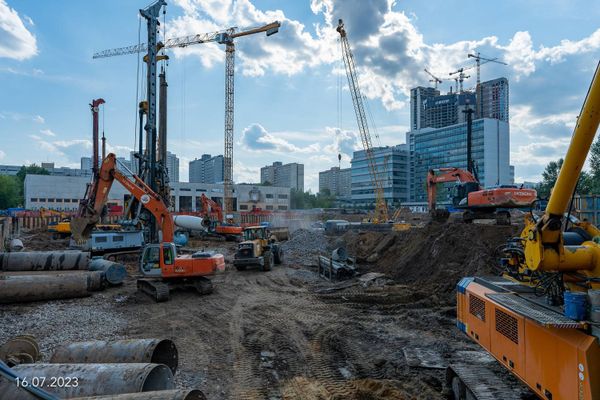 Ход строительства ЖК «Обручева 30» за Июль 2023 г., фото №2