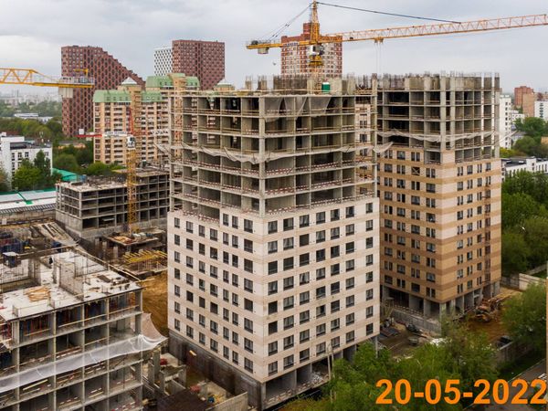 Ход строительства ЖК «Кронштадтский 9» за Май 2022 г., фото №4