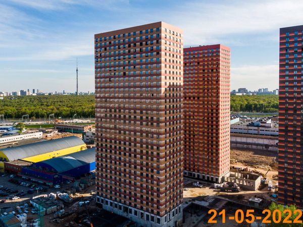Ход строительства ЖК «Сигнальный 16» за Май 2022 г., фото №3