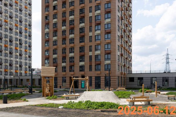 Ход строительства ЖК «Амурский парк» за Июнь 2025 г., фото №4