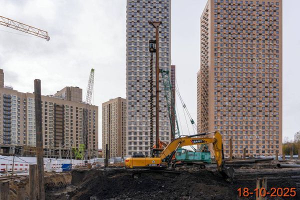 Ход строительства ЖК «Алтуфьевское 53» за Октябрь 2025 г., фото №4