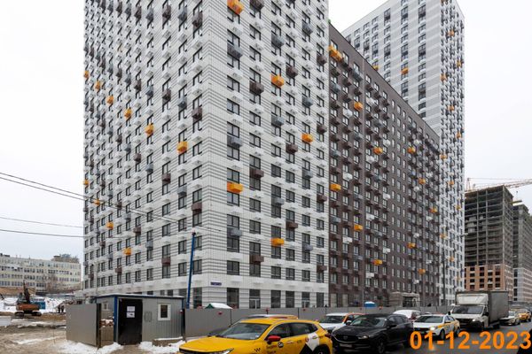 Ход строительства ЖК «Амурский парк» за Декабрь 2023 г., фото №2