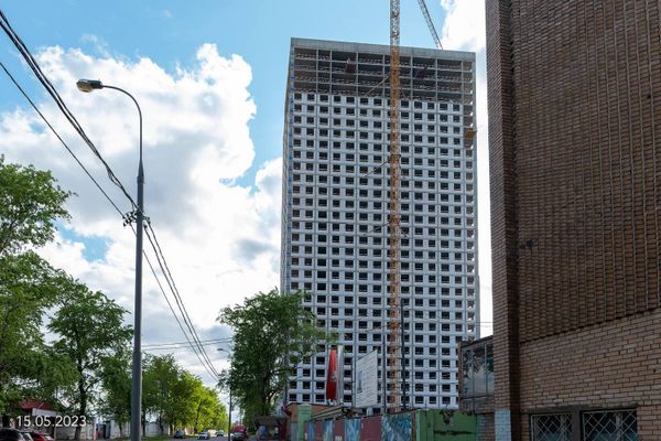 Ход строительства ЖК «Дмитровское небо» за Май 2023 г., фото №3