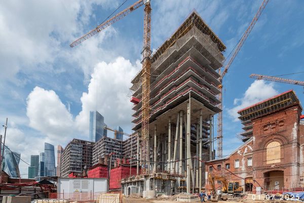 Ход строительства ЖК «Бадаевский» за Июль 2025 г., фото №5