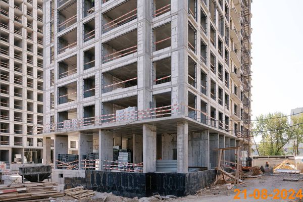 Ход строительства ЖК «Кутузовский квартал» за Август 2024 г., фото №3