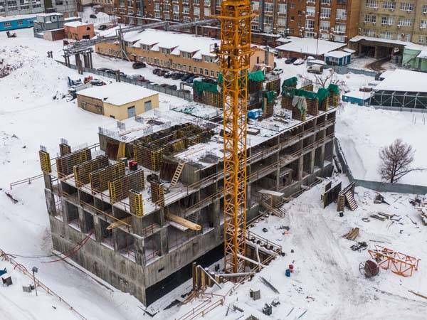 Ход строительства ЖК «Руставели 14» за Февраль 2021 г., фото №3