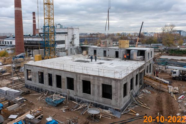 Ход строительства ЖК «Волжский парк» за Октябрь 2022 г., фото №4
