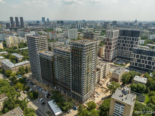 Ход строительства ЖК «Петровский парк II» за Июль 2024 г., фото №2