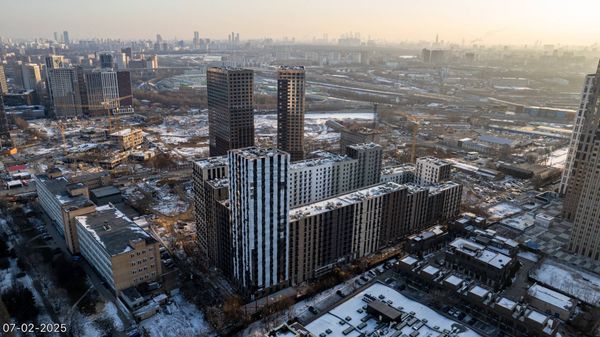 Ход строительства ЖК «Дмитровское небо» за Февраль 2025 г., фото №2