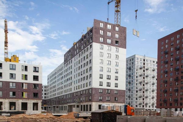 Ход строительства ЖК «Саларьево парк» за Июнь 2020 г., фото №4