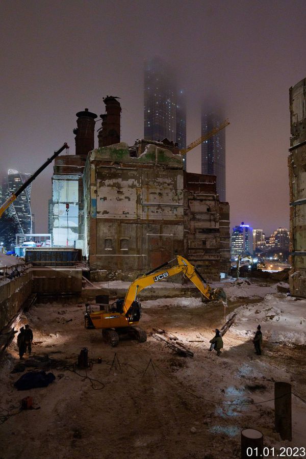 Ход строительства ЖК «Бадаевский» за Январь 2023 г., фото №3