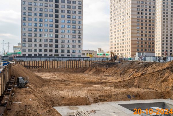 Ход строительства ЖК «Кронштадтский 9» за Октябрь 2024 г., фото №3
