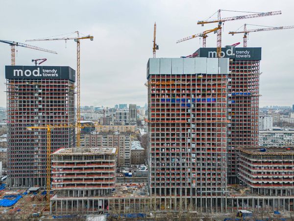 Ход строительства ЖК «Мод» за Январь 2023 г., фото №3