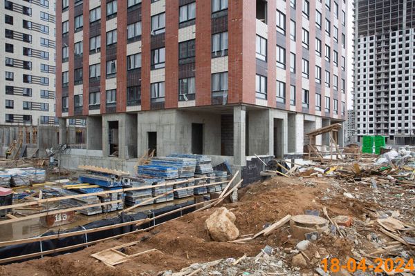 Ход строительства ЖК «Кавказский бульвар 51» за Апрель 2024 г., фото №3