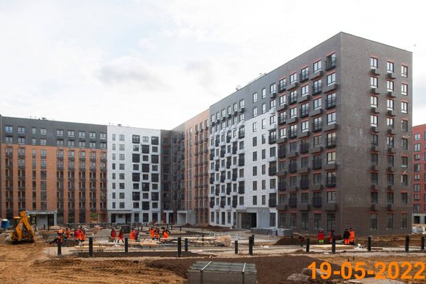 Ход строительства ЖК «Середневский лес» за Май 2022 г., фото №3